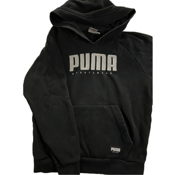PUMA Black Coloured Men’s Size Small Hoodie, VGUC - Picture 1 of 3